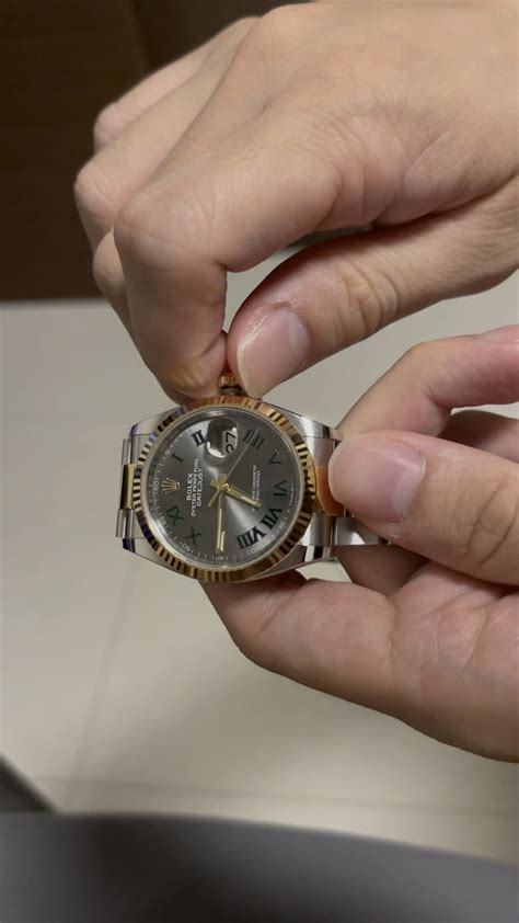 changer heure rolex|Rolex datejust change time.